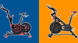 Two different exercise bikes