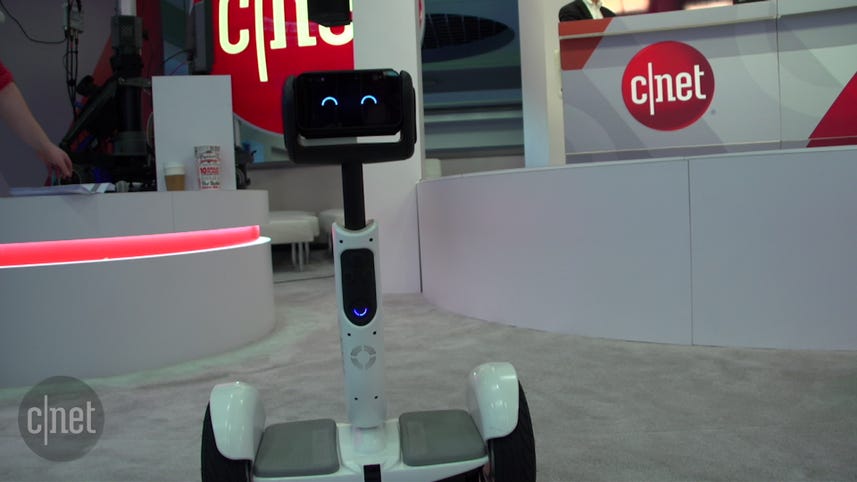 The Segway Ninebot is your new robot buddy that you can also ride