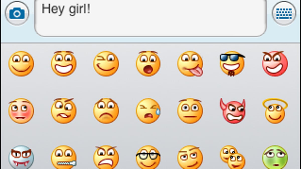 The emoticons in Windows Live Messenger for iPhone beat those in the desktop app.