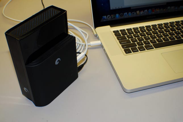 The GoFlex Desk Thunderbolt adapter makes an excellent Thunderbolt storage solution for a supported Mac.