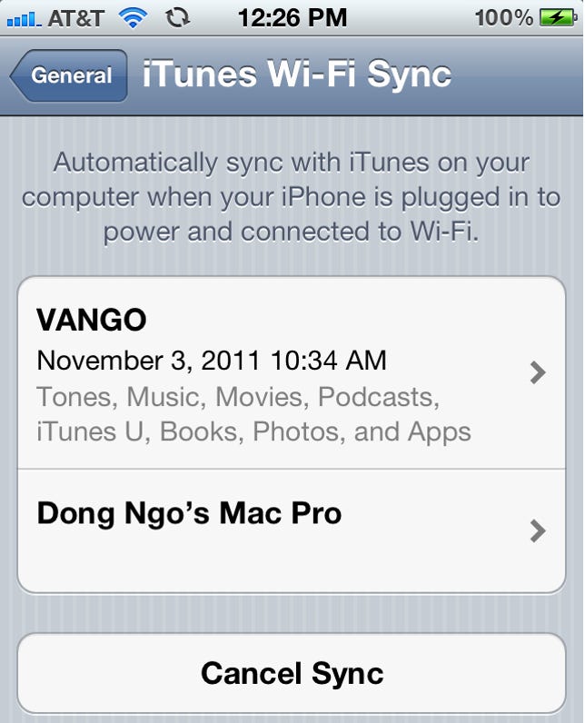 Using iTunes Wi-Fi Sync is a great way to keep your iOSes sync without using the Internet.
