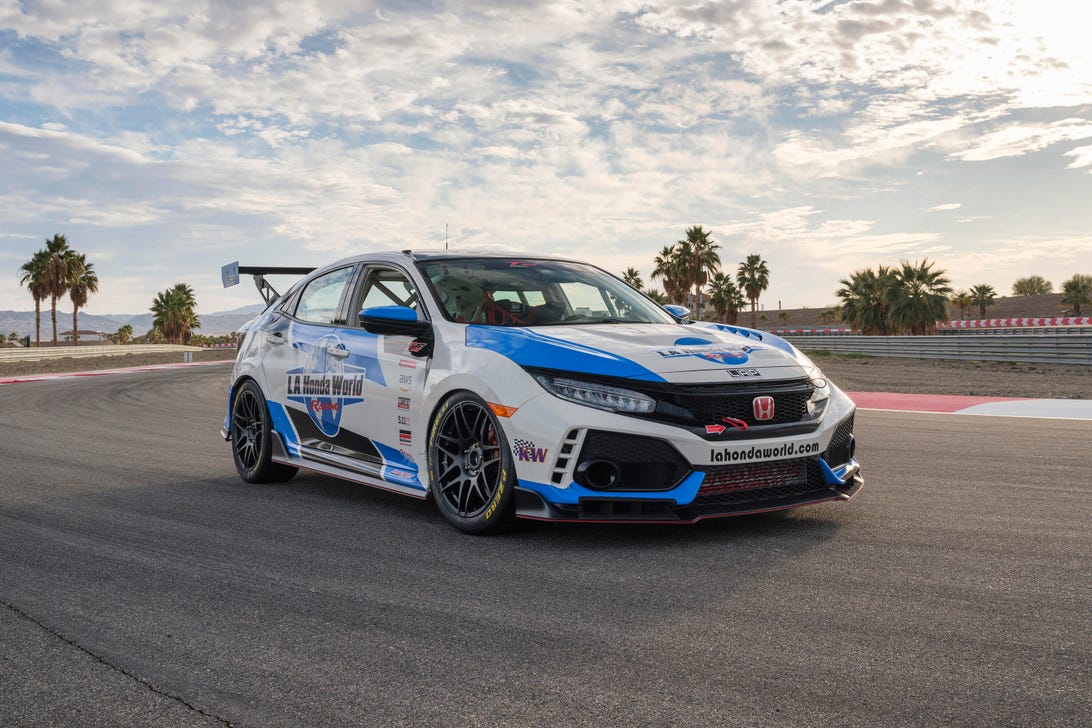 Honda Civic Type R Tc Racer Hits The Track At The Thermal Club Roadshow