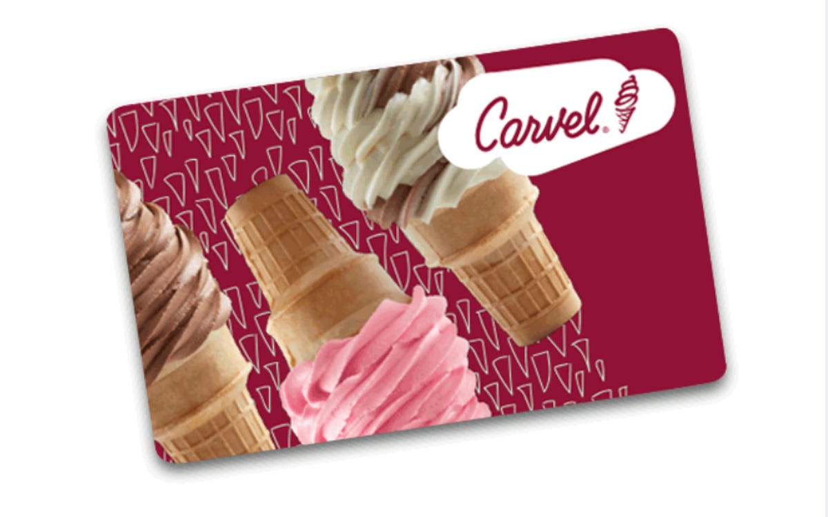 Carvel gift card
