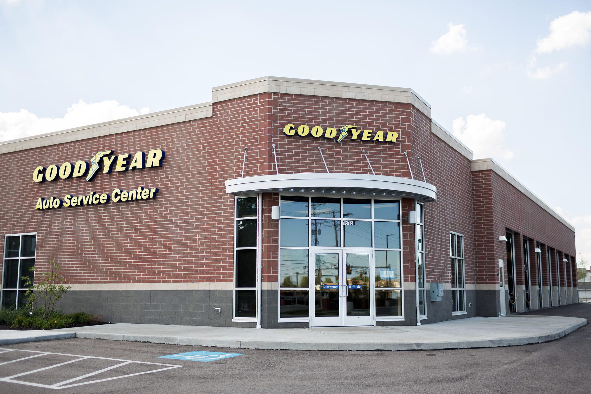 A Goodyear auto service center.