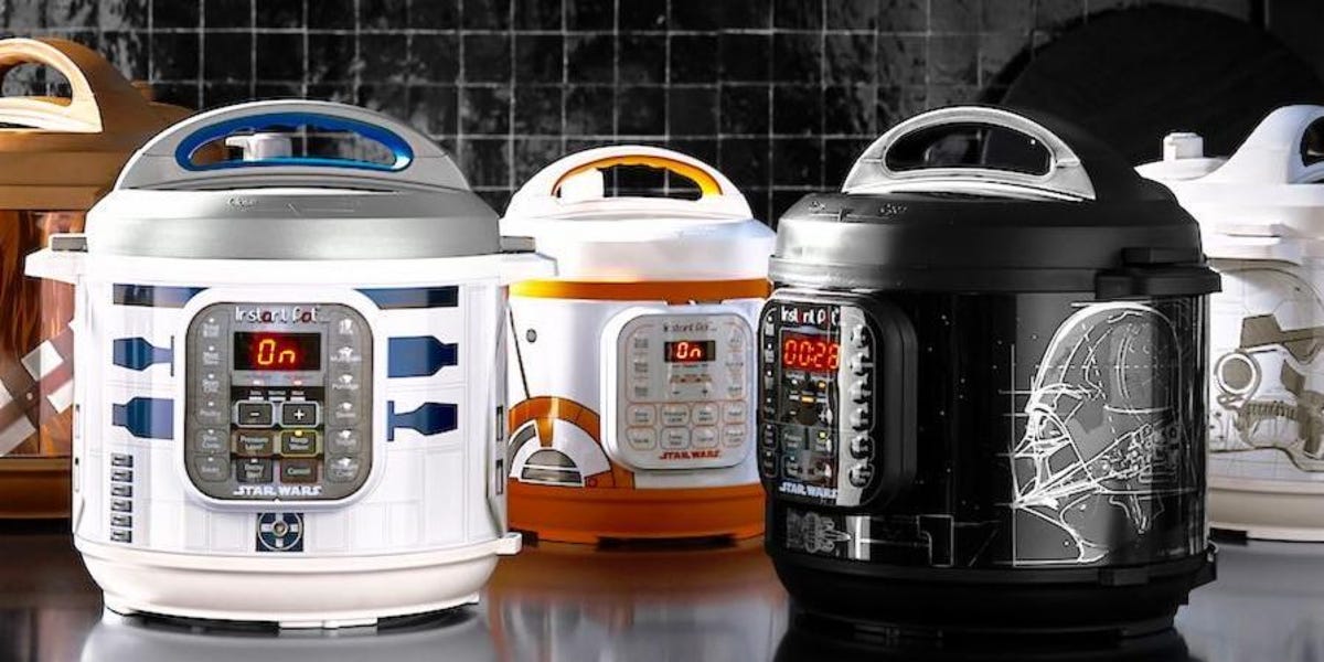Star Wars-themed Instant Pots that look like R2-D2, BB-8 and Darth Vader