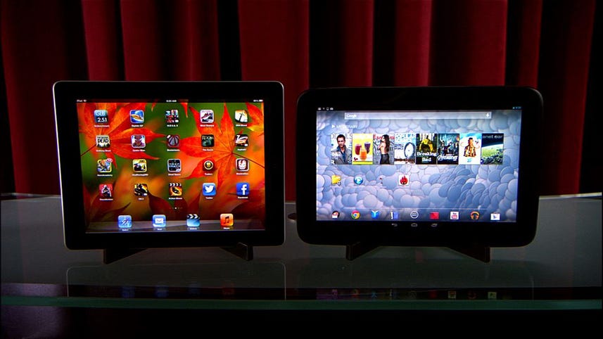Apple iPad (fourth-gen) vs. Google Nexus 10