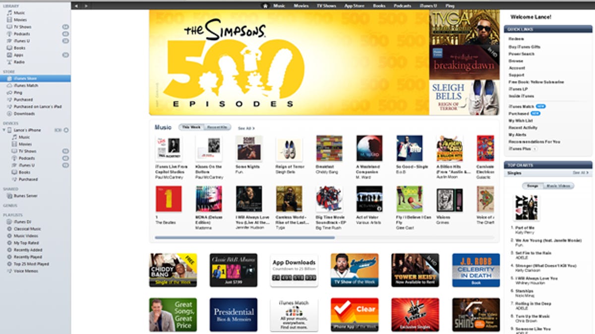 Is the iTunes Store scheduled for a major redesign?