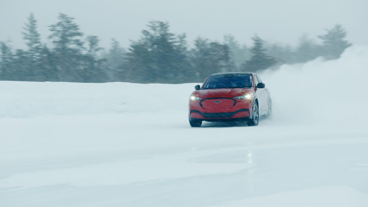 2021 Ford Mustang Mach-E winter test