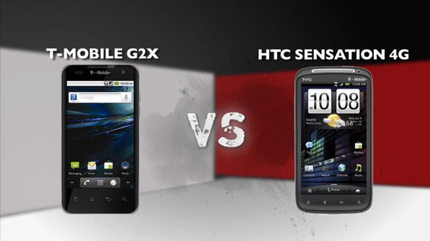 T-Mobile G2X vs. HTC Sensation 4G