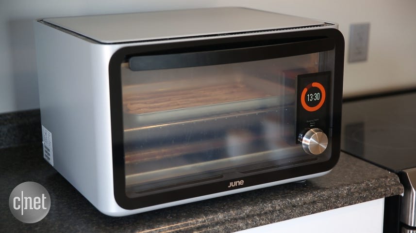 The June Intelligent Oven looks like a microwave, thinks like a computer