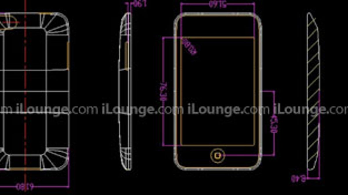 Design blueprint for 2G iPod Touch