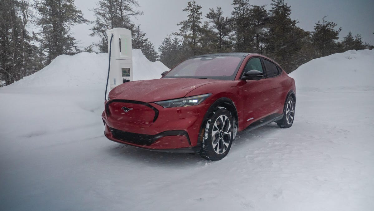 2021 Ford Mustang Mach-E winter testing