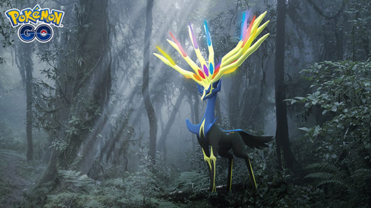 Xerneas in a forest