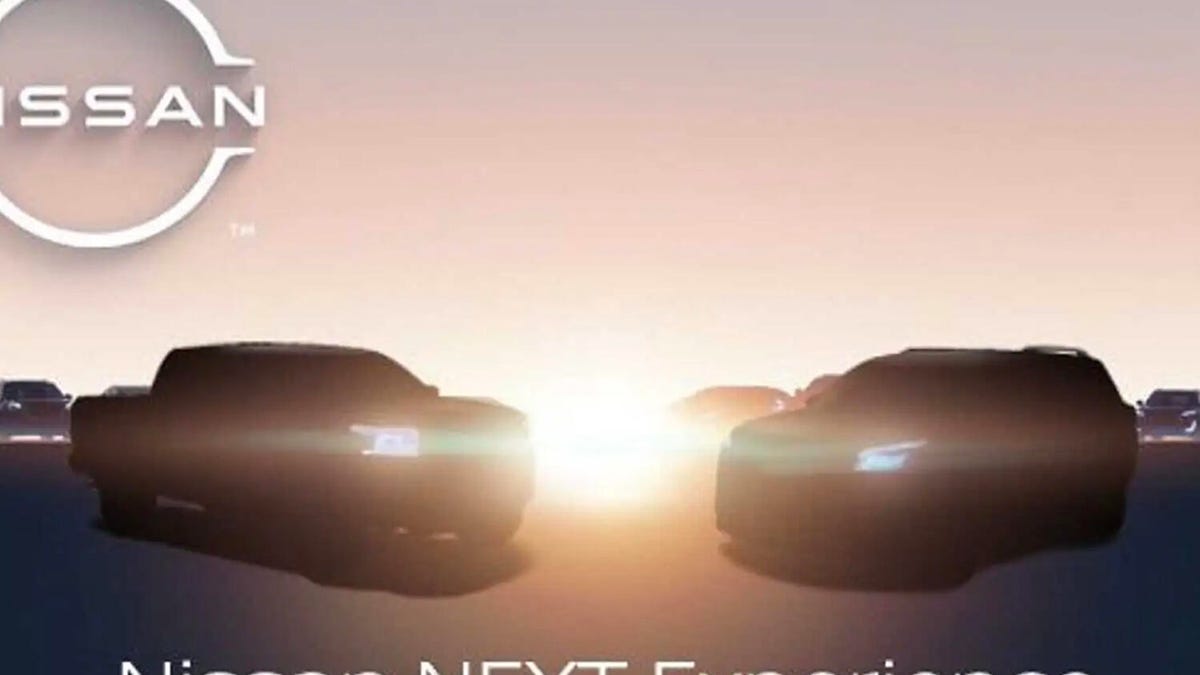 2022 Nissan Frontier and Pathfinder teaser