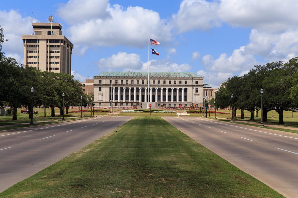 Jack K. Williams Systems Administration Building at Texas A & M University in College Station, Texas.
