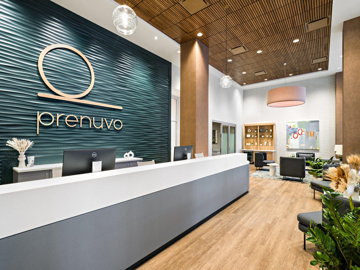 The Prenuvo lobby and front desk