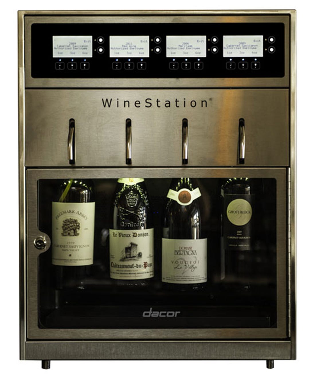 The Dacor Discovery DYWS4 WineStation lets users pick and choose to find the perfect glass for the moment.