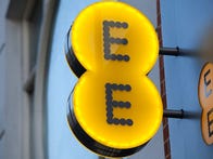 <p>Sign for mobile phone shop EE. (Photo by In Pictures Ltd./Corbis via Getty Images)</p>