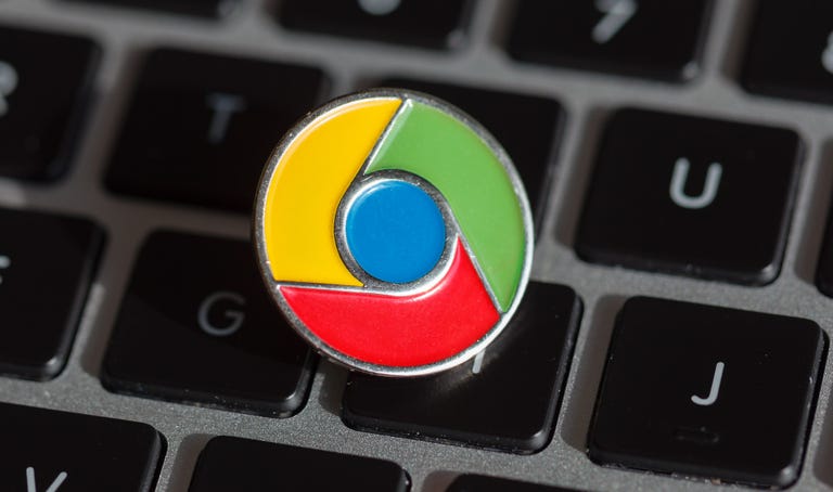 Google Chrome lapel pin