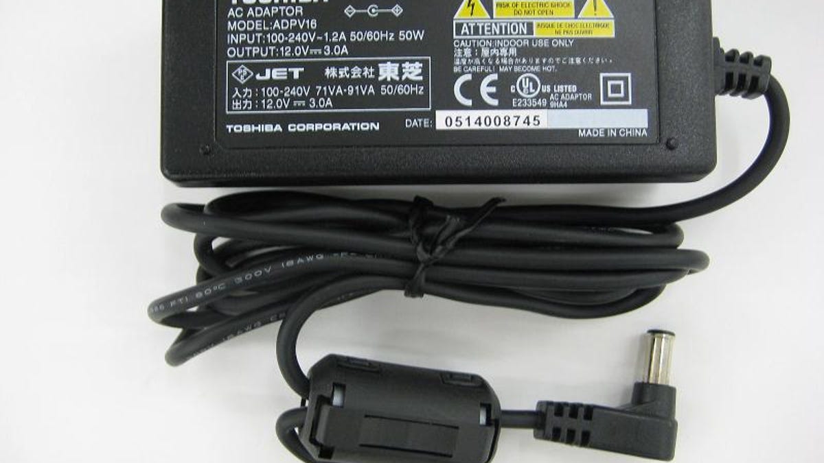 Toshiba AC adapter model number ADPV16