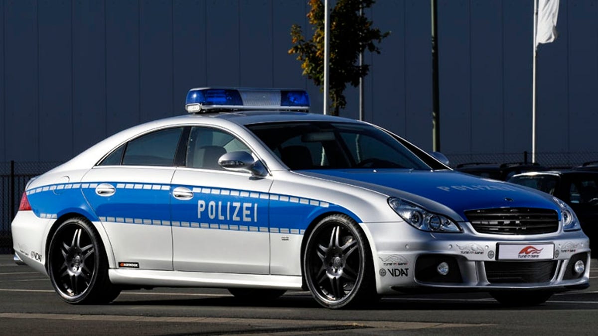 Mercedes CLS police car