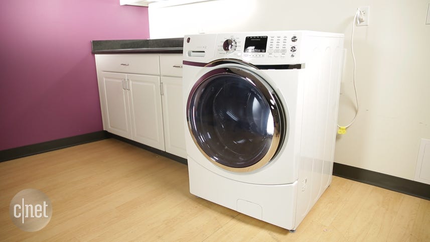 Give your laundry room a fresh upgrade with this GE washer