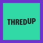 green thredUP logo on purple background