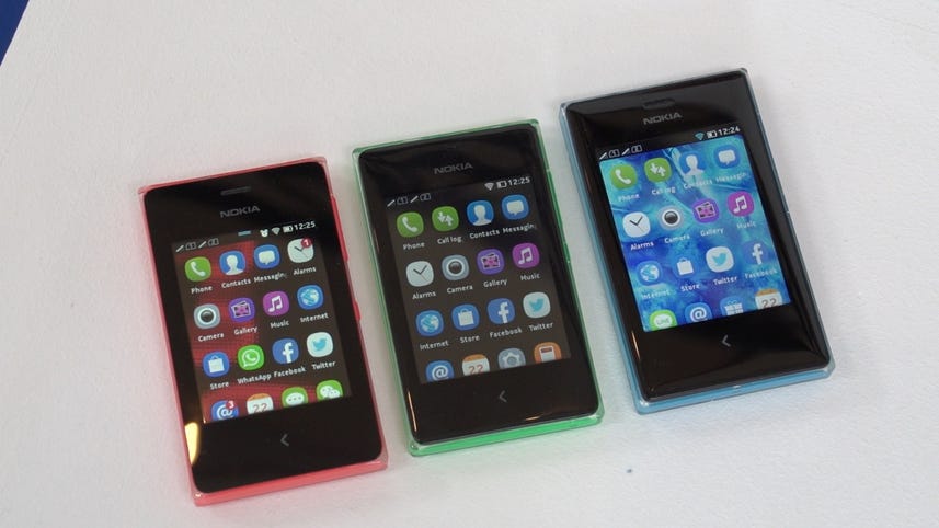 Nokia Asha 500, 502, 503: bright colours on a tiny budget