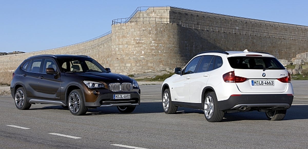 A pair of BMW X1s