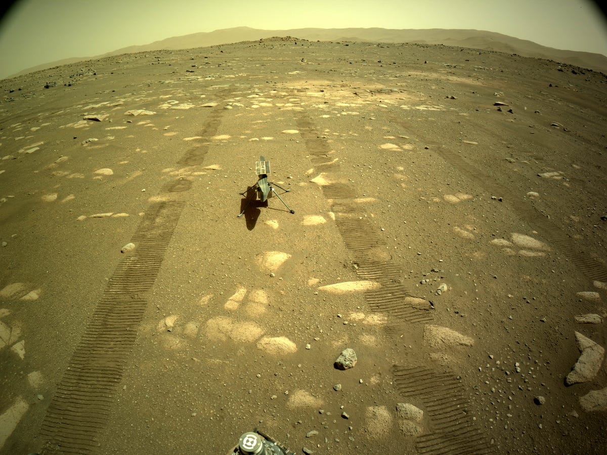 NASA's Mars Perseverance rover acquired this image using its onboard Right Navigation Camera