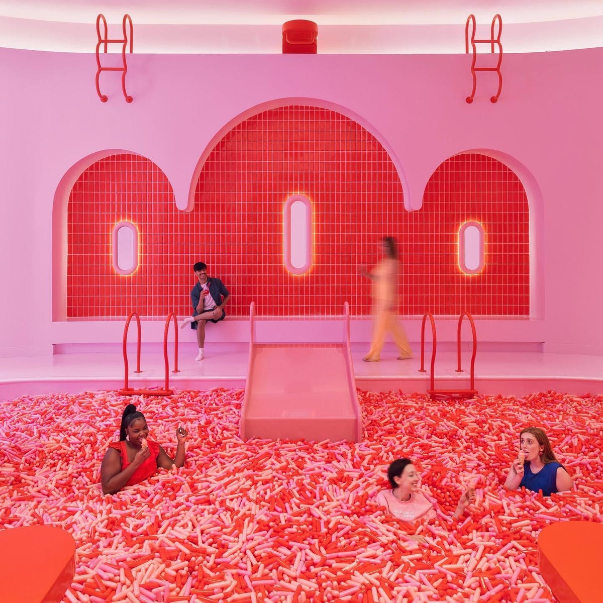 The Sprinkle pool at the Museum of Ice Cream
