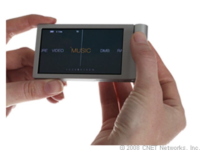 Image of Iriver Spinn MP3 player.