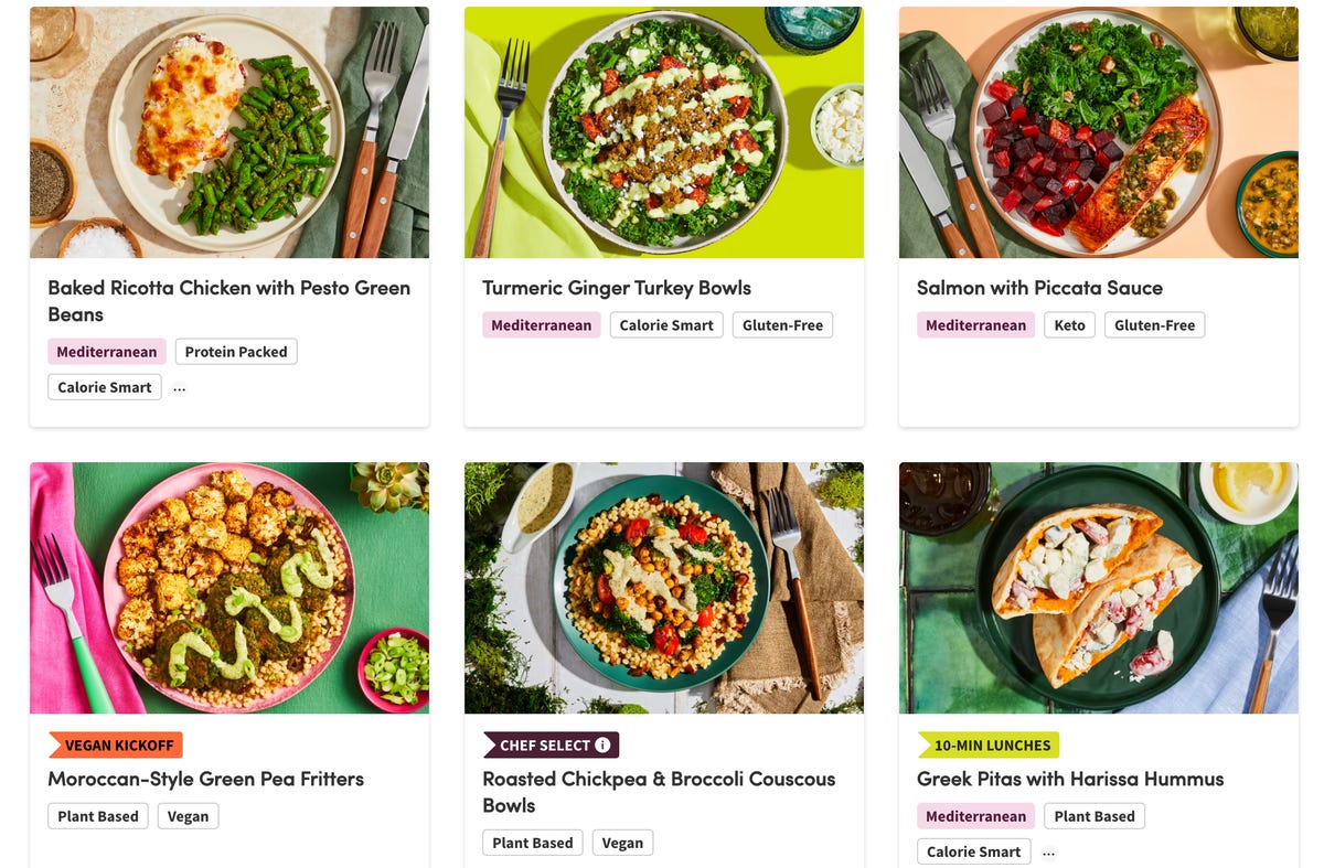 green chef recipes from website