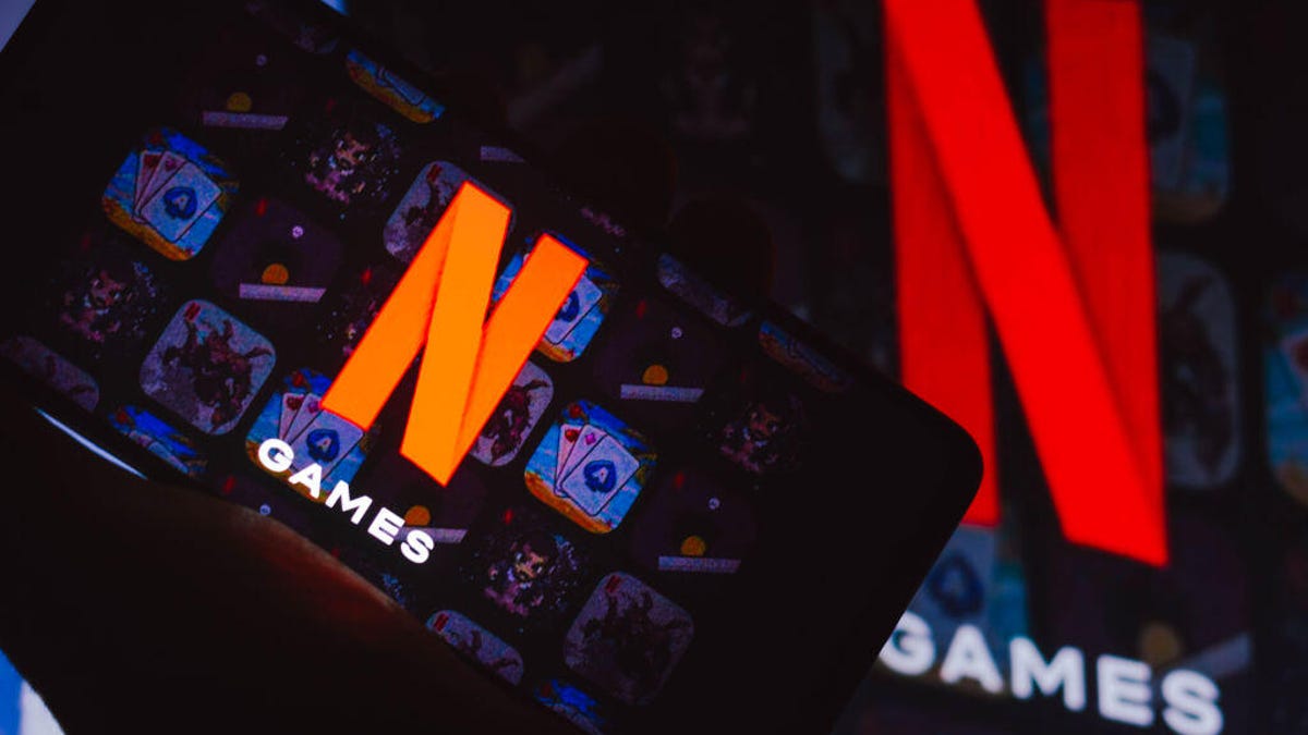 A smartphone showing the Netflix logo