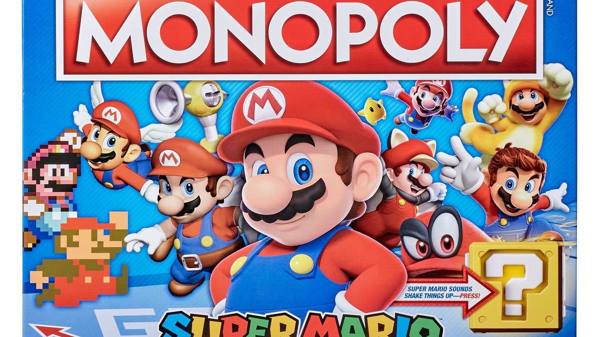 Mario Monopoly and Jenga celebrate Nintendo mascot's 35th