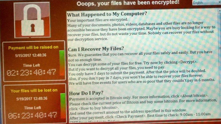 Ransomware WannaCry affects more than 70,000 computers
