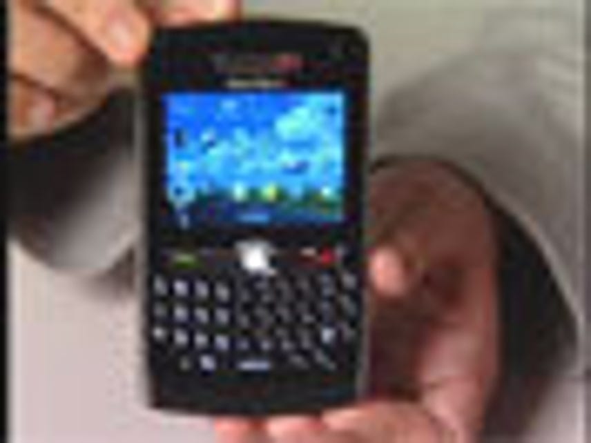 RIM's new, Wi-Fi enabled BlackBerry