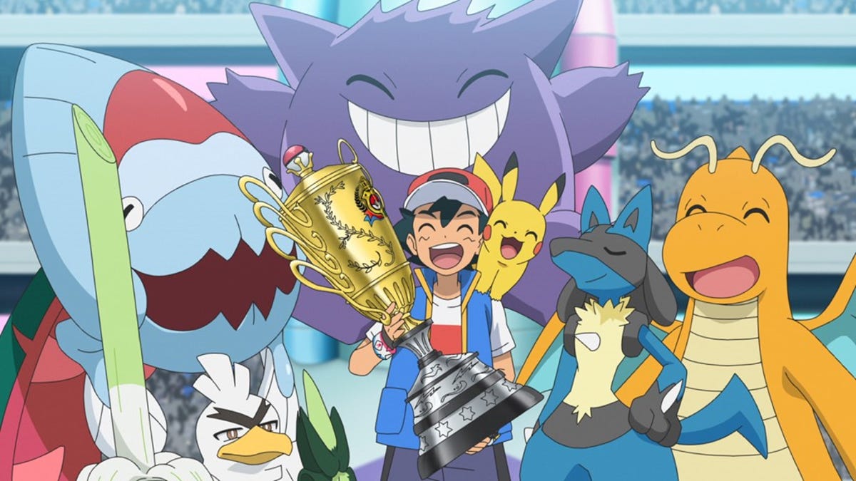 After 25 Years, Ash Ketchum Finally Becomes Pokemon World Champion - CNET