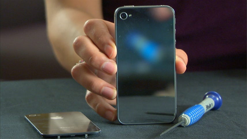 Give your iPhone a mirrored rear panel
