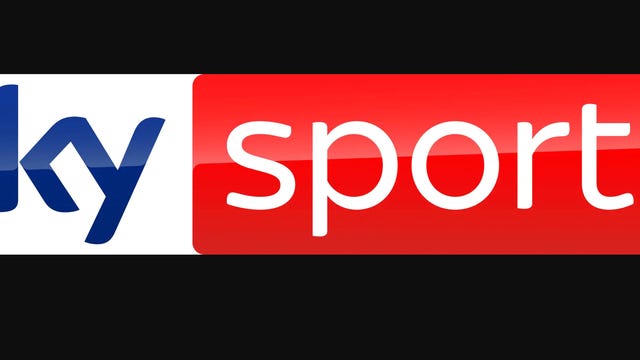 Sky Sports logo on a black background