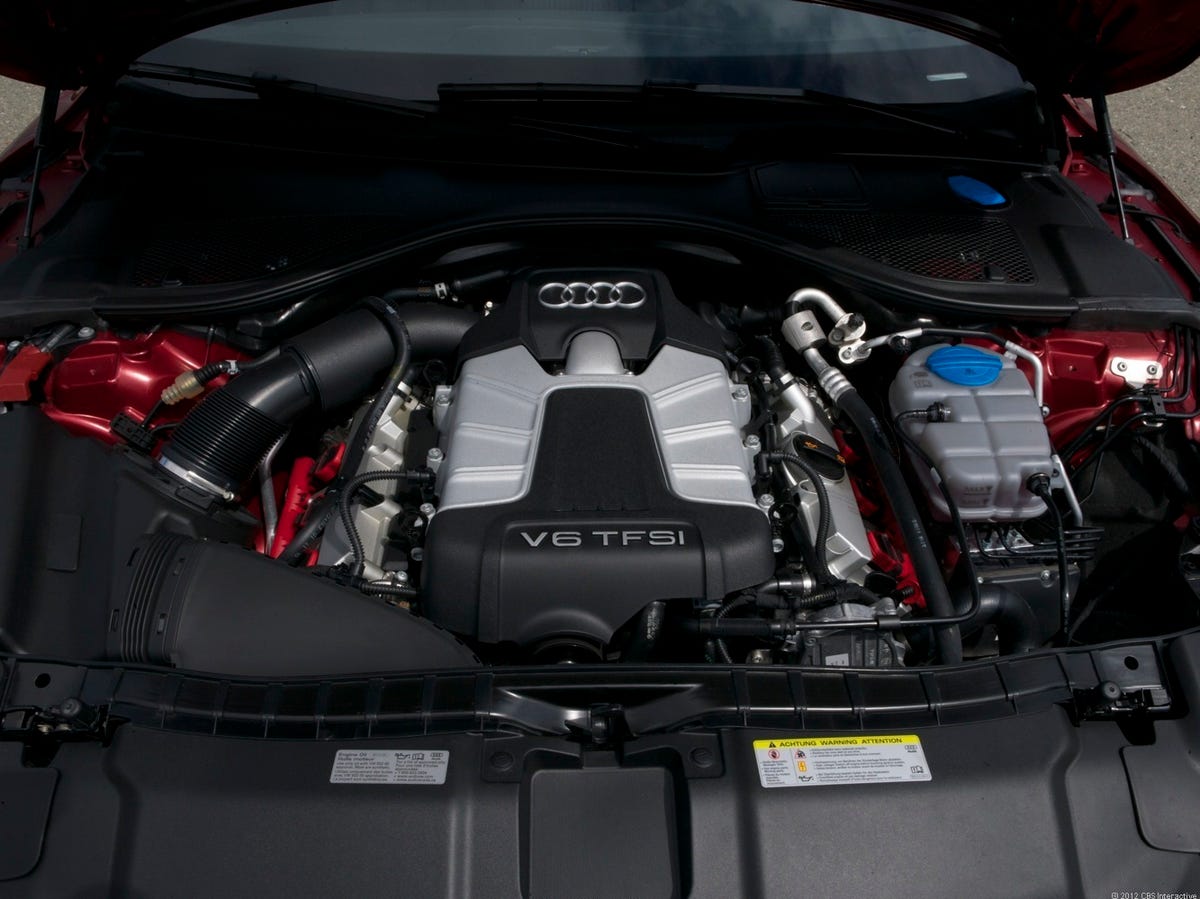 Audi A7 engine bay