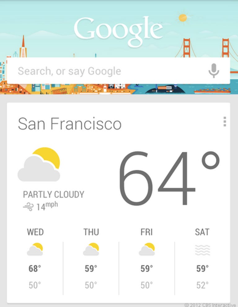 Google Search App with Google Now