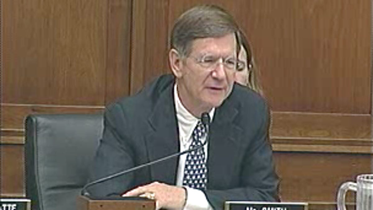 Rep. Lamar Smith, the bill's cosponsor, at a hearing earlier this year