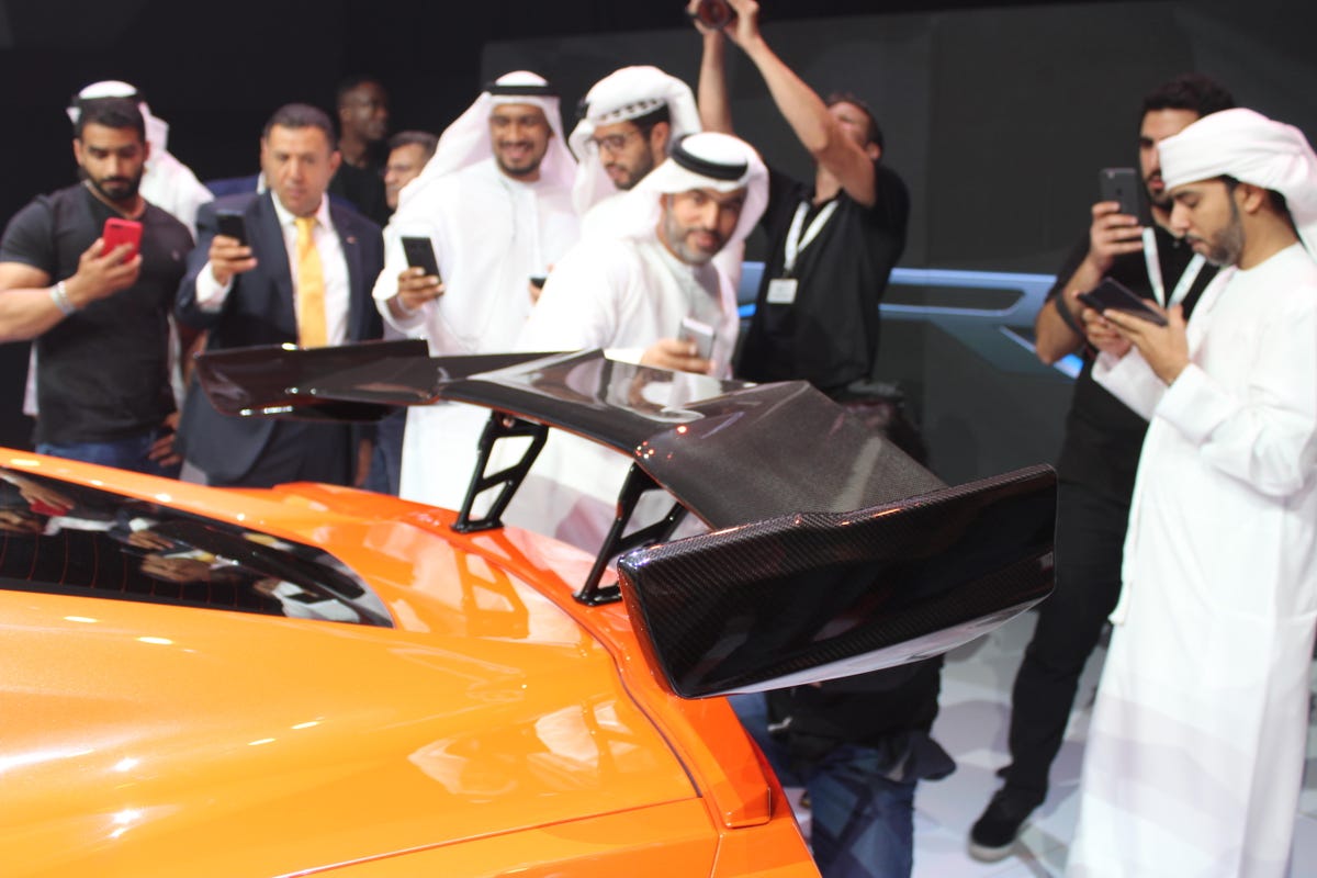 2019 Chevrolet Corvette ZR1 live reveal in Dubai