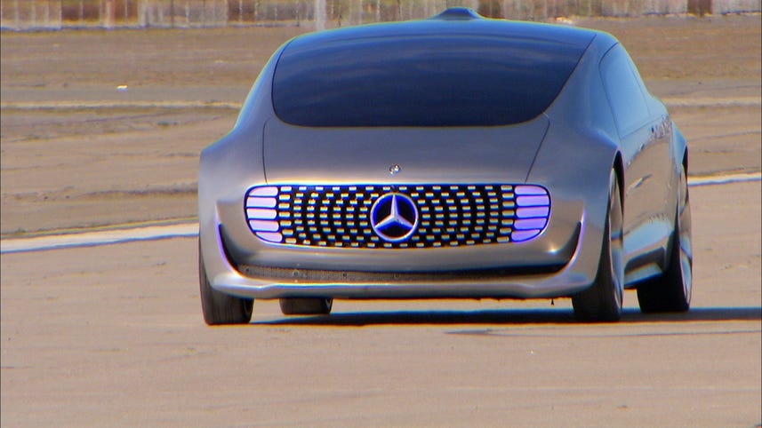 On the road: Mercedes F 015