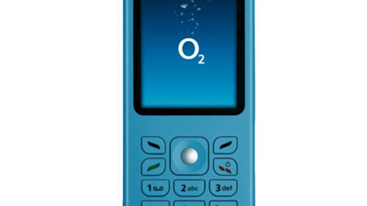 O2's Cool Blue Ice phone