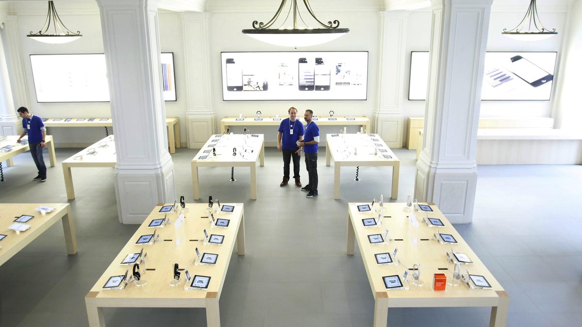 Preview of the new Apple Store in Amster