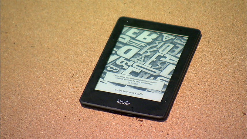 Kindle Paperwhite's beach torture test