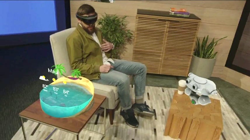 Microsoft shows how its 3D holographic tech will work in your living room