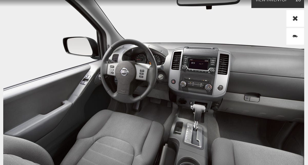 2019 Nissan Frontier S interior
